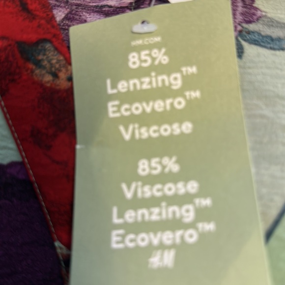 NWT H&M LADIES L floral dress - Picture 7 of 11